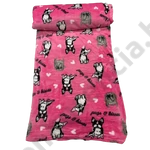 Kép 1/2 - PINK OF DREAM BULLDOG MINTÁS RÓZSASZÍN TAKARÓ