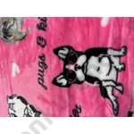 Kép 2/2 - PINK OF DREAM BULLDOG MINTÁS RÓZSASZÍN TAKARÓ