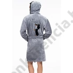 Kép 2/3 - POPPY TACSKÓ MINTÁS SZÜRKE-FEKETE FÉRFI KÖNTÖS