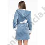 Kép 1/2 - POPPY DK.HÍMZETT JEGESMEDVE ACÉLKÉK-FEHÉR KÖNTÖS