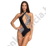 Kép 1/3 - POPPY GRÉTA BLACK SNAKE EGYRÉSZES FÜRDŐRUHA