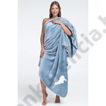 Kép 1/2 - POPPY HÍMZETT JEGESMEDVE MINTÁS ACÉLKÉK TAKARÓ