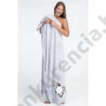 Kép 1/2 - POPPY HÍMZETT PINGVIN MINTÁS SZÜRKE TAKARÓ