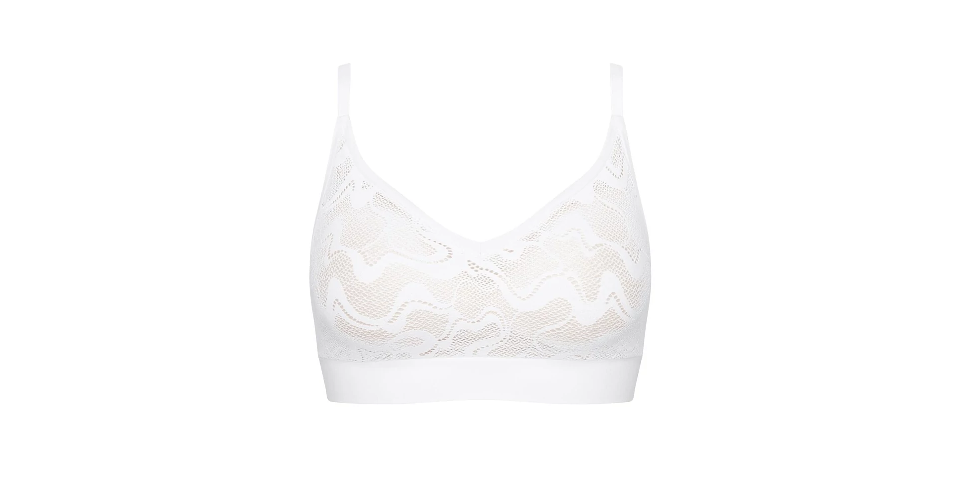 Sloggi Damen Spitzen BH GO Allround Lace P/ohne Bügel/Gepolstert/Verstellbare Träger