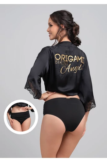 ORIGAMI 25. X-570 FEKETE HASSZORÍTÓS BIKINI