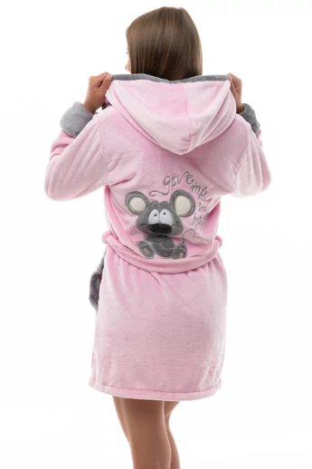 POPPY HÍMZETT KÖNTÖS EGÉRKE RÓZSA-SZÜRKE