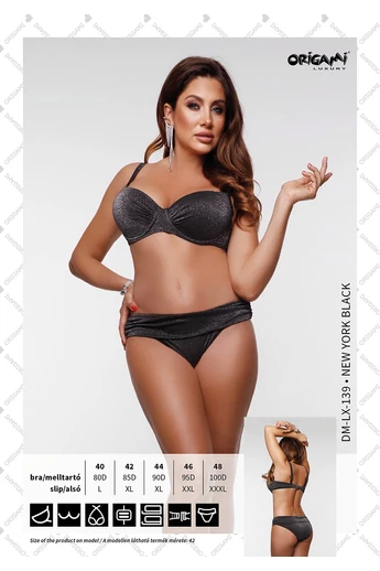 ORIGAMI 21.DM-LX-139 NEW YORK BLACK FÜRDŐRUHA