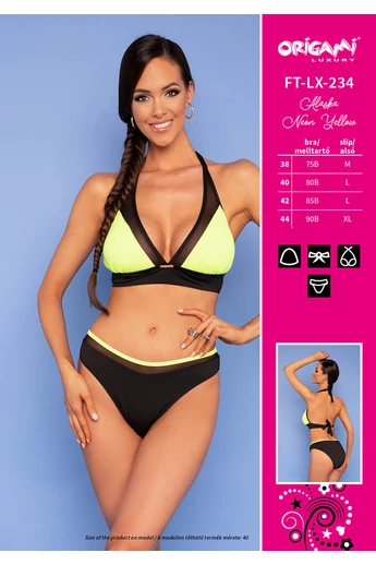 ORIGAMI 22.FT-LX-234 ALASKA NEON YELLOW BIKINI