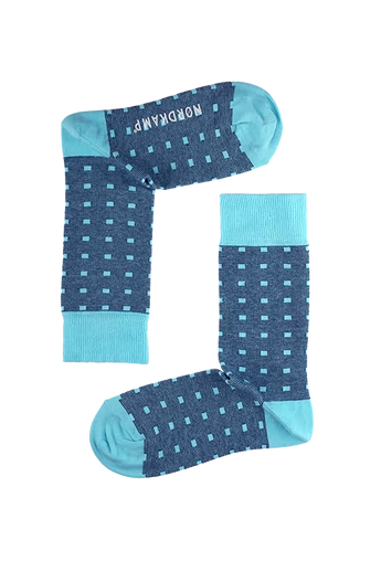 NORDKAMP ABLAKOK KÉK-SZILVA NŐI ZOKNI