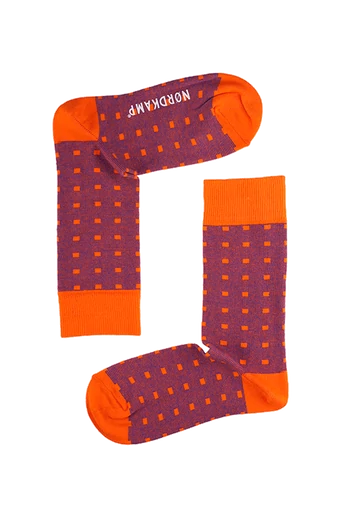 NORDKAMP ABLAKOKOK NARANCS-KÉK NŐI ZOKNI