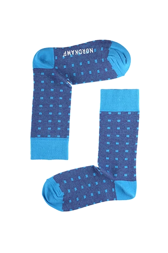 NORDKAMP ABLAKOK VILÁGOSKÉK-KÉK NŐI ZOKNI