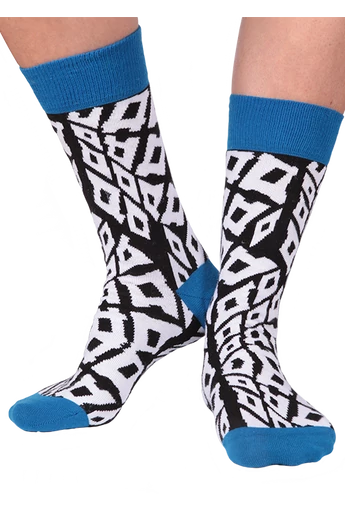 NORDKAMP CYLA PATTERN BLUE FÉRFI ZOKNI