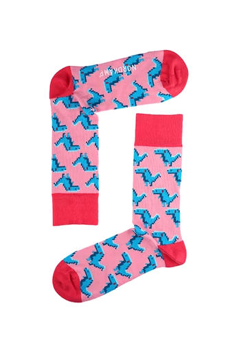 NORDKAMP DINOSZAURUSZ RÓZSA NŐI ZOKNI