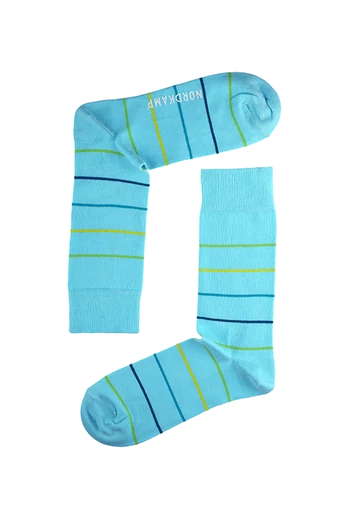 NORDKAMP LÉTRA  VILÁGOSKÉK-ZÖLD FERFI ZOKNI