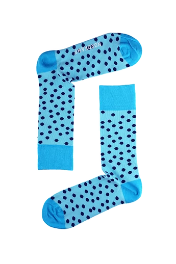 NORDKAMP PÖTTYÖS VILÁGOSKÉK FÉRFI ZOKNI