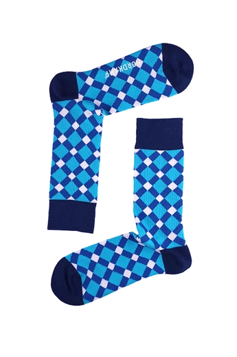 NORDKAMP PEPITA SÖTÉTKÉK-TÜRKIZ NŐI ZOKNI