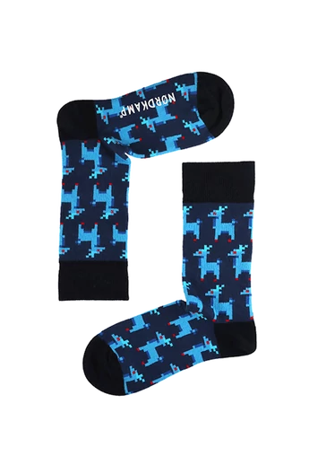 NORDKAMP SZARVAS SÖTÉTKÉK NŐI ZOKNI