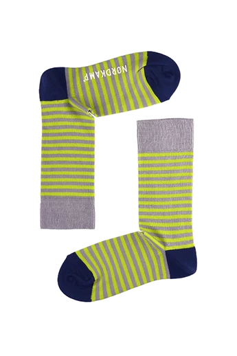 NORDKAMP ZEBRA KÉK-NEON ZÖLD NŐI ZOKNI