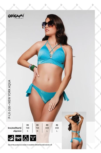 ORIGAMI 21.P-LX-108 NEW YORK AQUA FÜRDŐRUHA