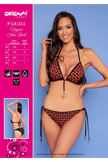 ORIGAMI 22.P-LX-211 VIRGINIA NEON CORAL BIKINI 202
