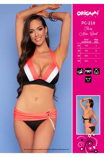 ORIGAMI 22.PC-218 TEXAS NEON CORAL BIKINI 2022