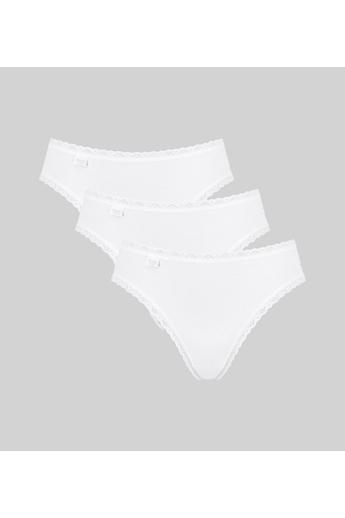 SLOGGI 24/7 COTTON LACE TAI FEHÉR 3 DARABOS
