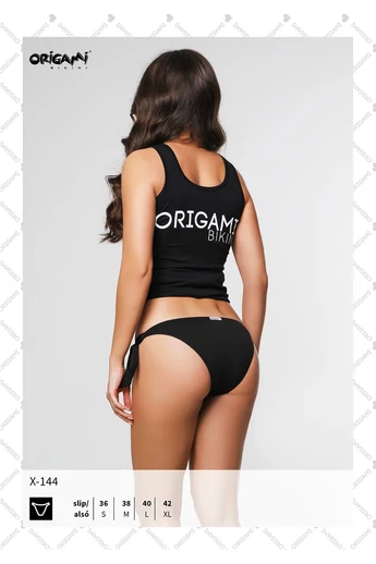 ORIGAMI 21.X-144 FEKETE BIKINI ALSÓ