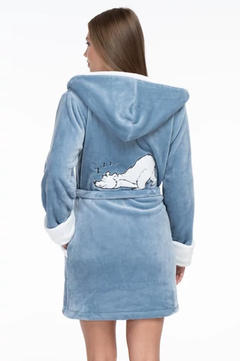 POPPY DK.H. JEGESMEDVE ACÉLKÉK-FEHÉR XL-ES KÖNTÖS