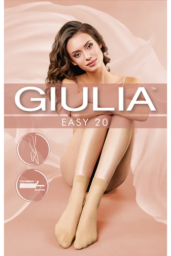 GIULIA EASY BOKA HARISNYAZOKNI CARAMEL 20 DENES