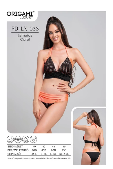 ORIGAMI 2025 PD-LX-538 JAMAICA CORAL BIKINI
