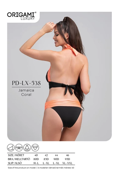 ORIGAMI 2025 PD-LX-538 JAMAICA CORAL BIKINI