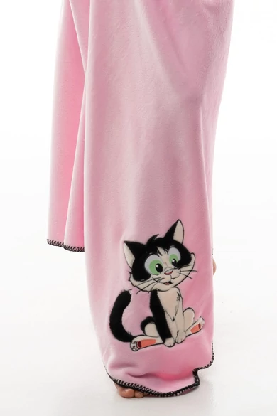 POPPY HÍMZETT CATY MINTÁS TAKARÓ RÓZSASZÍN