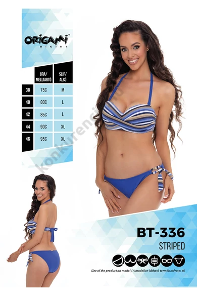 ORIGAMI 23.BT-336 STRIPED BIKINI