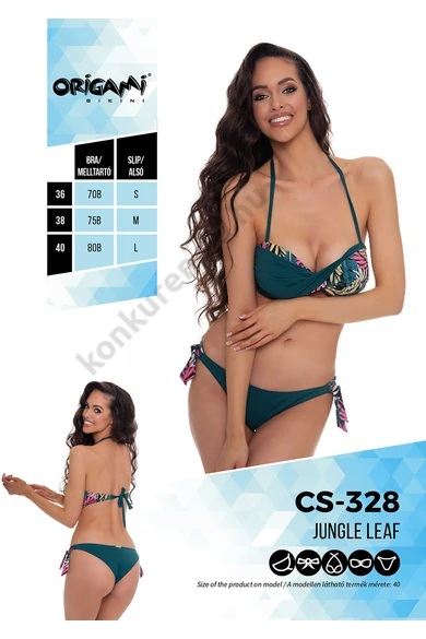 ORIGAMI 23.CS-328 JUNGLE LEAF BIKINI