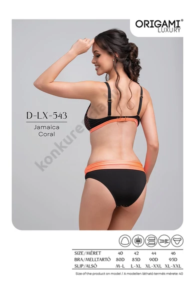 ORIGAMI 25.D-LX-543 JAMAICA CORAL BIKINI