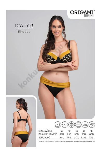 ORIGAMI 25. DM-553 RHODES FEK-ARANY BIKINI