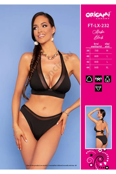 ORIGAMI 22.FT-LX-232 ALASKA BLACK BIKINI