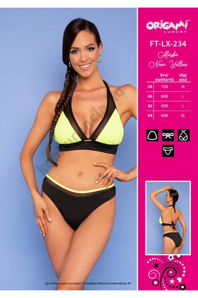 ORIGAMI 22.FT-LX-234 ALASKA NEON YELLOW BIKINI
