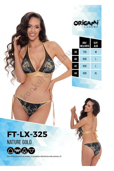 ORIGAMI 23.FT-LX-325 NATURE GOLD BIKINI