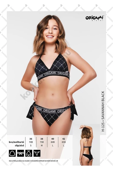 ORIGAMI 21.H-125 SAVANNAH BLACK FÜRDŐRUHA