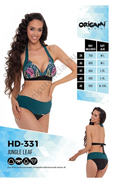 ORIGAMI HD-331 JUNGLE LEAF BIKINI