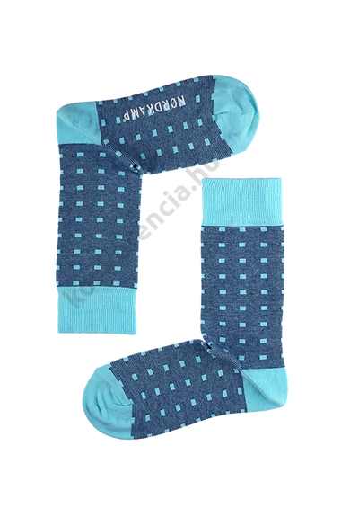 NORDKAMP ABLAKOK KÉK-SZILVA NŐI ZOKNI