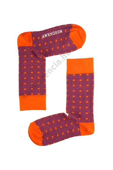 NORDKAMP ABLAKOKOK NARANCS-KÉK NŐI ZOKNI