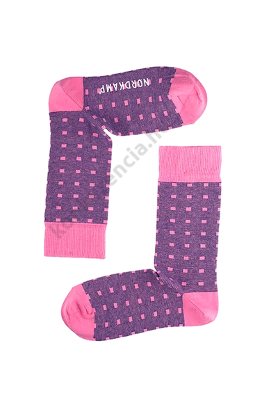 NORDKAMP ABLAKOK RÓZSA-KÉK NŐI ZOKNI