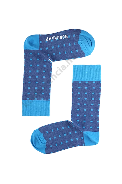 NORDKAMP ABLAKOK VILÁGOSKÉK-KÉK NŐI ZOKNI