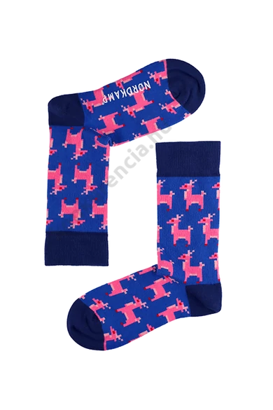 NORDKAMP SZARVAS KÉK-RÓZSASZÍN FÉRFI ZOKNI