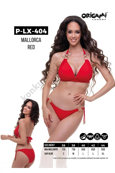 ORIGAMI 24.P-LX-404 MALLORCA RED BIKINI