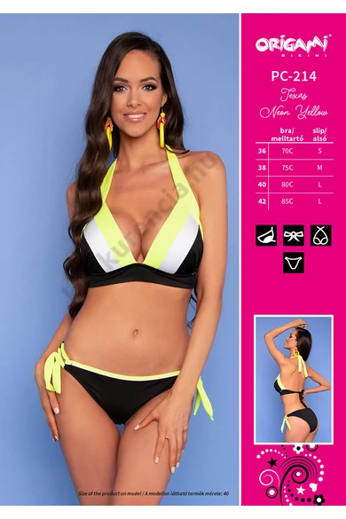 ORIGAMI 22.PC-214 TEXAS NEON YELLOW BIKINI