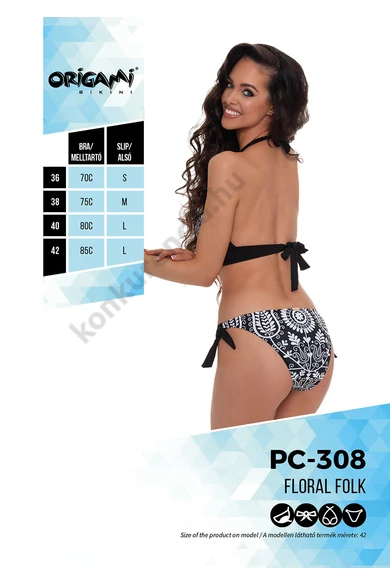 ORIGAMI 23.PC-308 FLORAL FOLK BIKINI