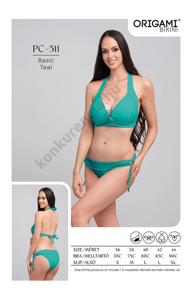 ORIGAMI 25.PC-511 BASIC TÜRKIZ BIKINI